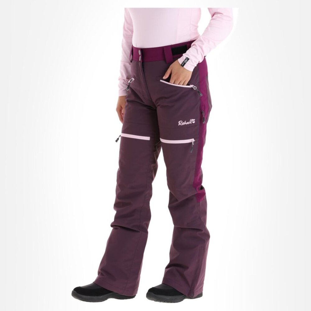 NWT Rehall Jaydi-R Women's M Skihouse Snow Ski Pants Waterproof Plum Perfect